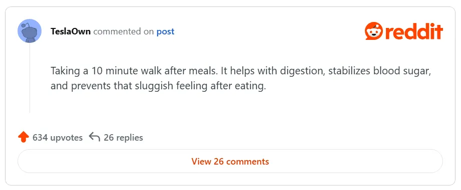 10-Minute Walks After Meals