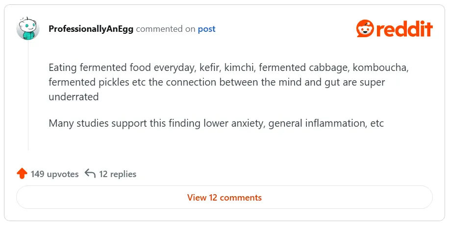 Eat Fermented Foods Daily for Gut Health